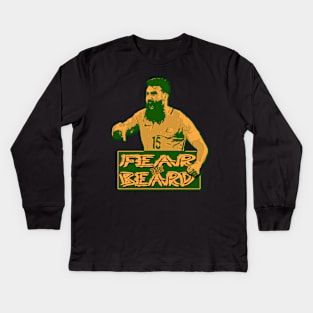 Socceroos - Mile Jedinak - FEAR THE BEARD! Kids Long Sleeve T-Shirt